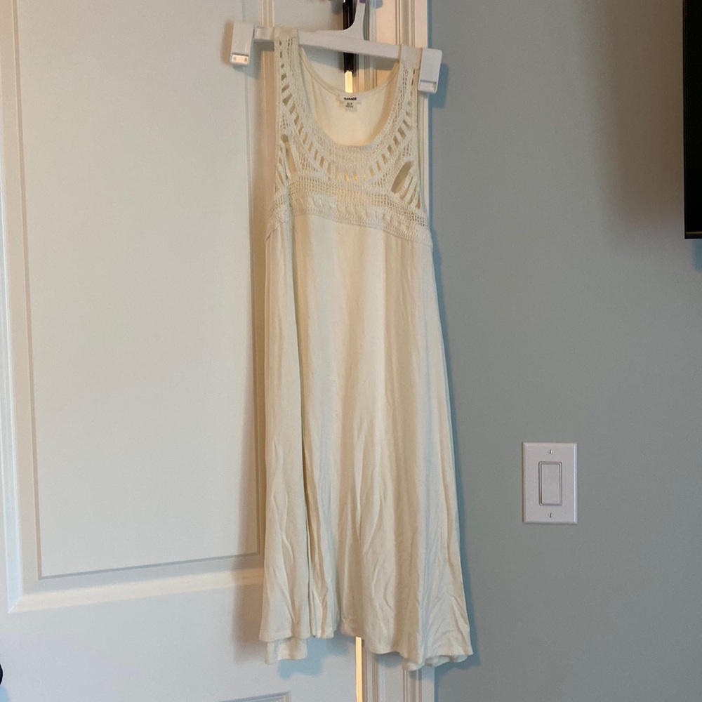 Garage flowy white dress